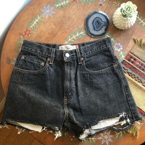 Levi’s High-Waisted Denim Shorts